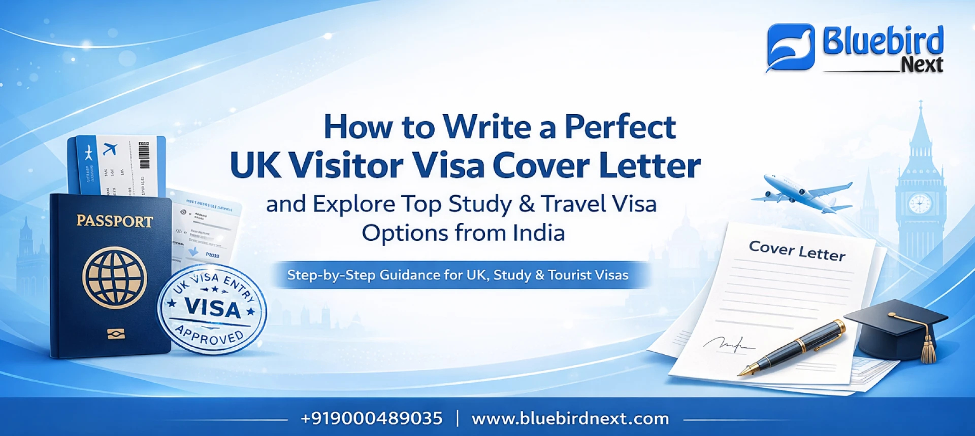 How to Write a Perfect UK Visitor Visa Cover Letter  and Explore Top Study & Travel Visa Options from India