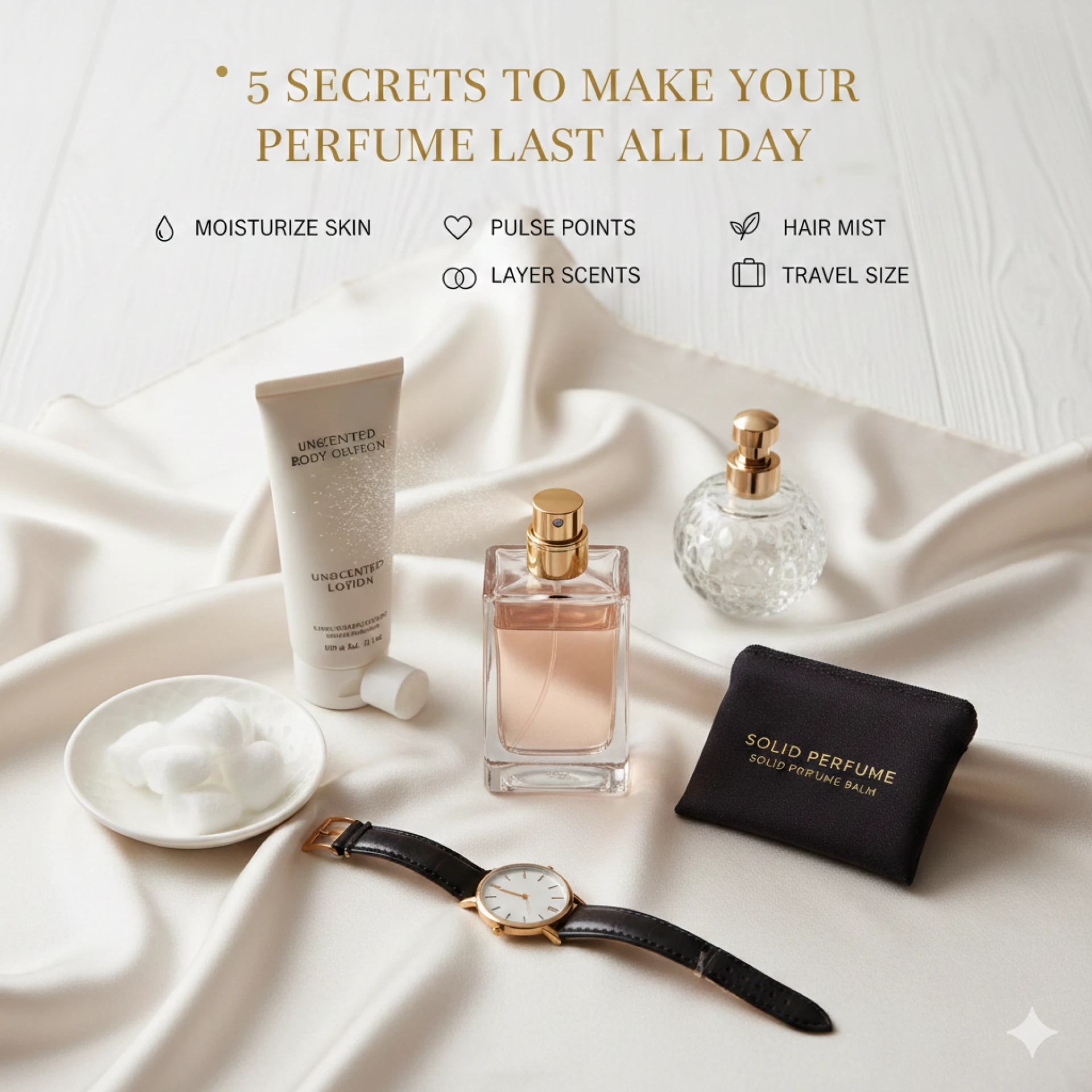 5 Secrets to Make Your Perfume Last All Day