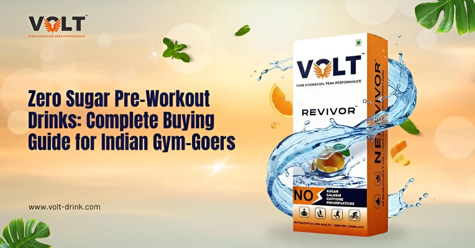 Zero Sugar Pre-Workout Drinks: Complete Buying Guide for Indian Gym-Goers