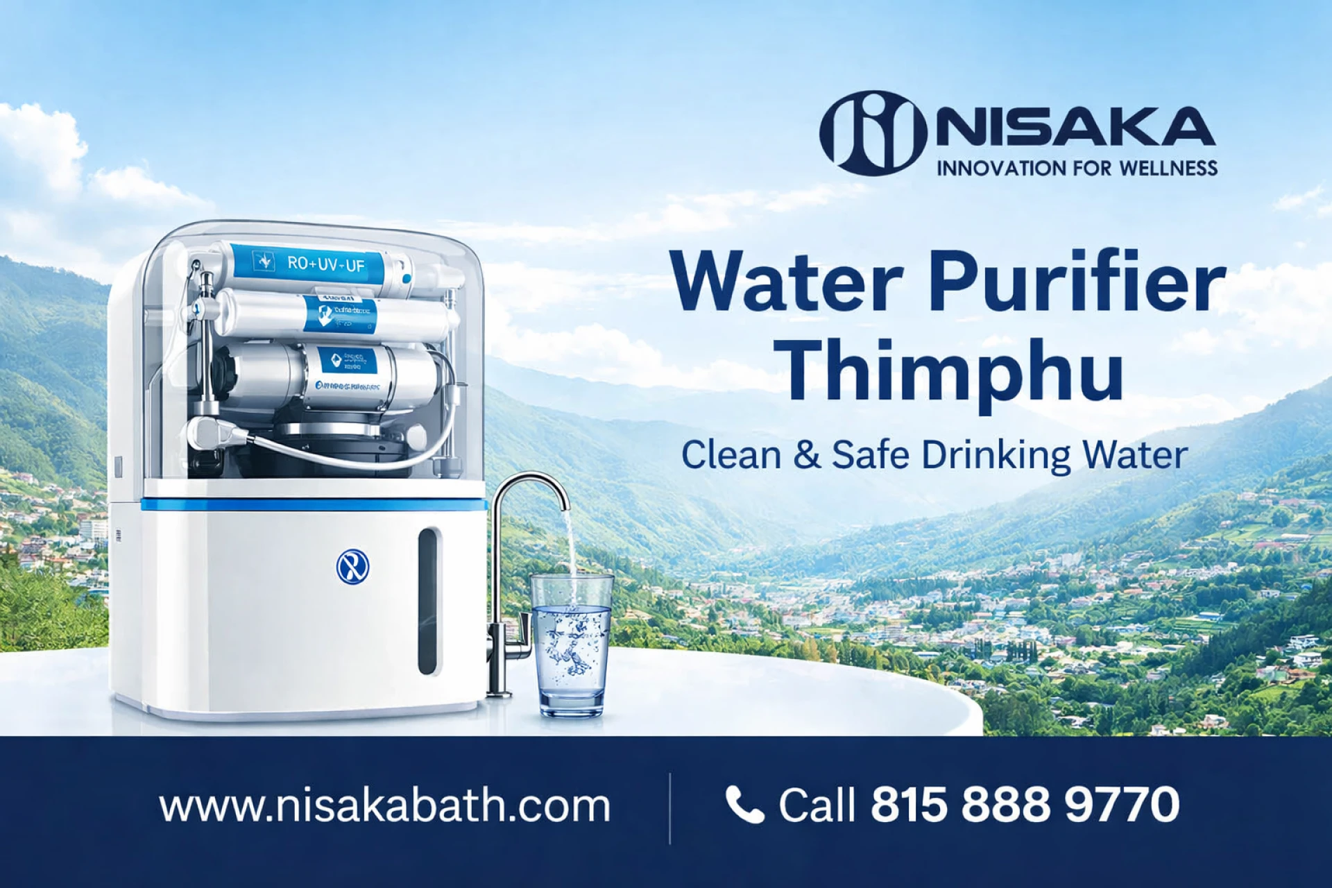 Clean & Safe Drinking Water with the Best Water Purifier in Thimphu