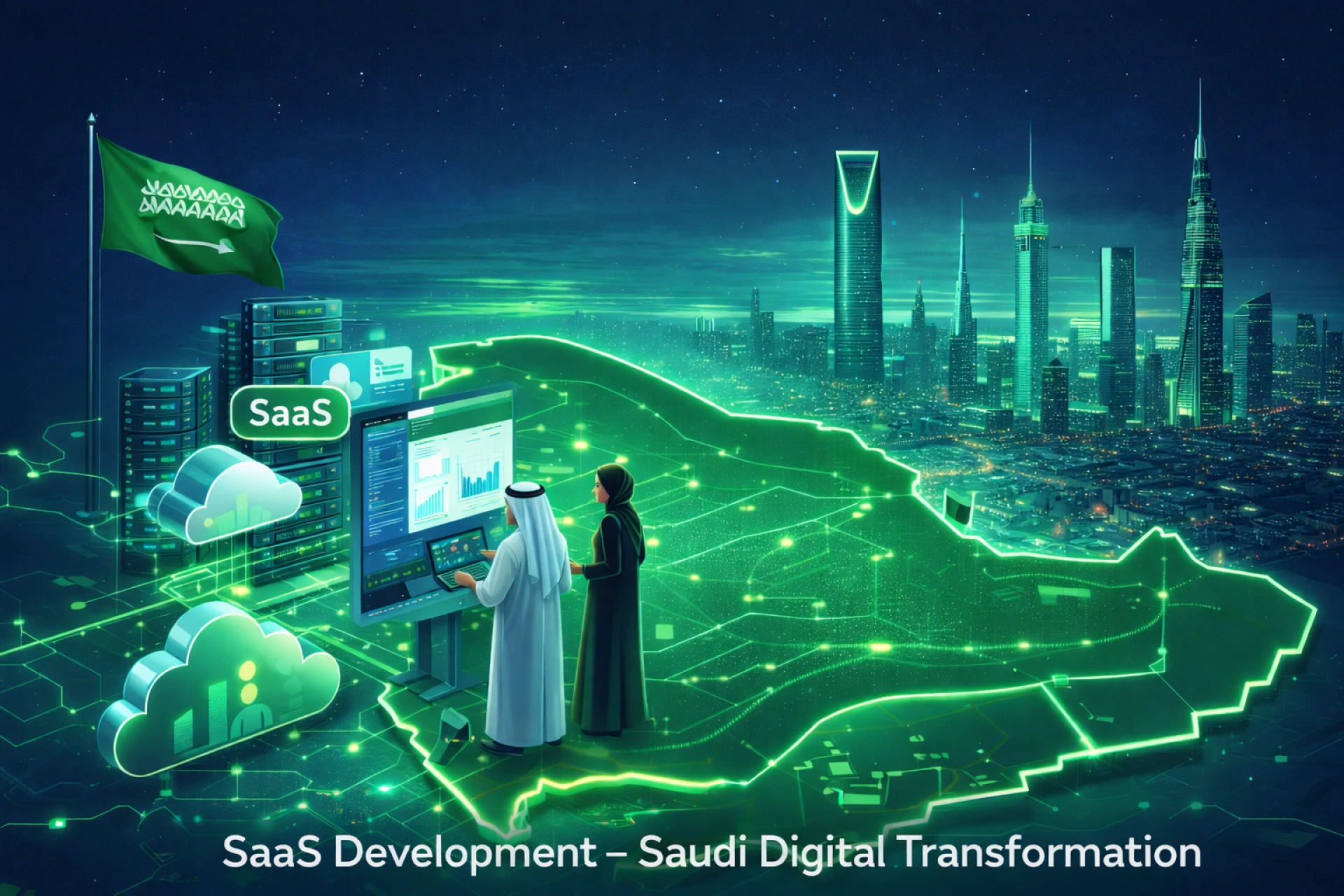 How SaaS Development Services Can Speed Up a Digital Transformation in Saudi Arabia
