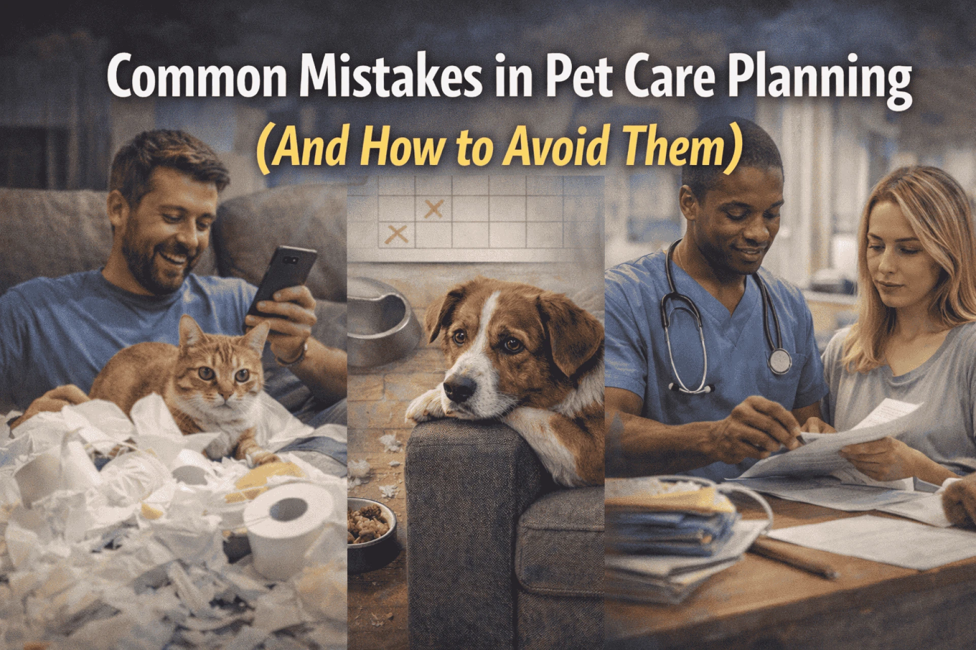 Common Mistakes in Pet Care Planning (And How to Avoid Them)