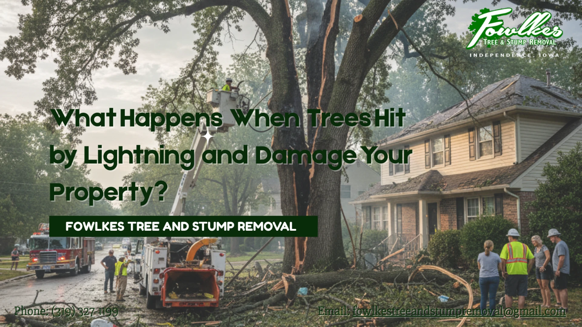 What Happens When Trees Hit by Lightning and Damage Your Property?