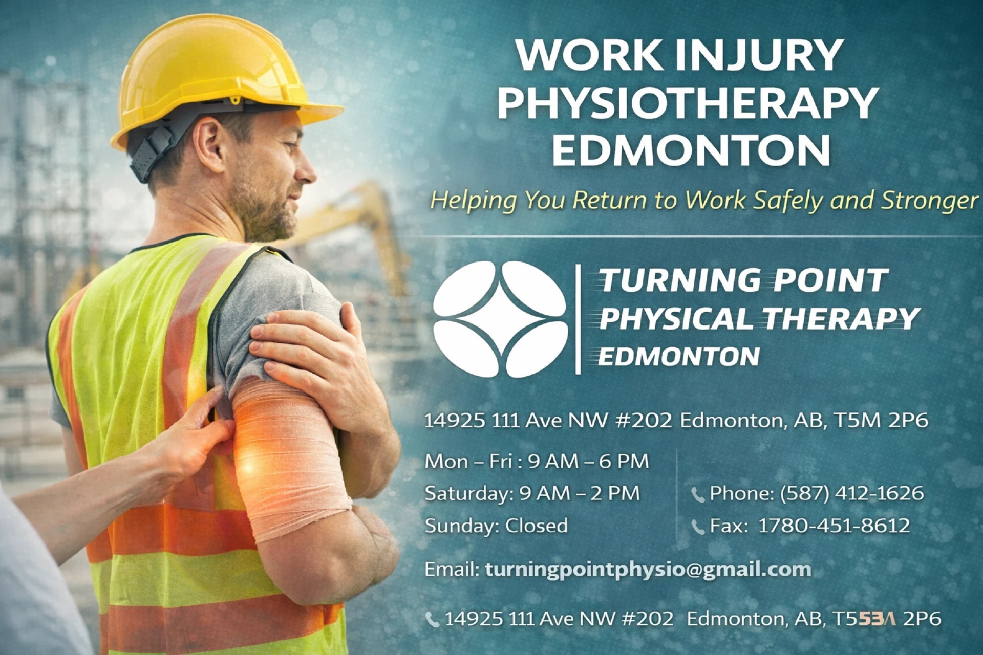 How Work Injury Physiotherapy Edmonton Supports a Safe and Confident Return to Work