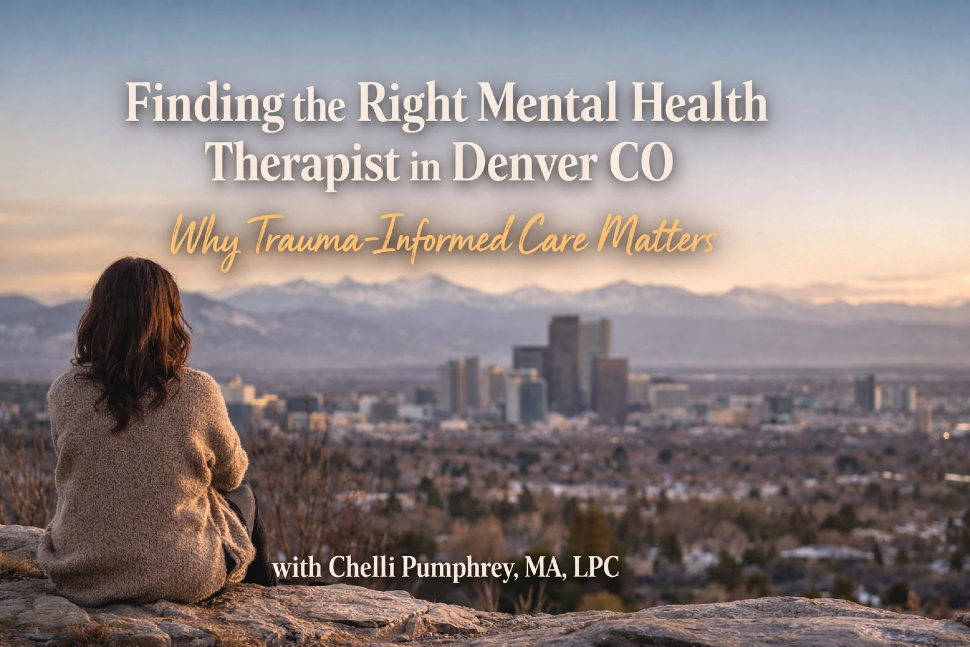 Why Trauma-Informed Care Matters When Choosing a Mental Health Therapist in Denver CO