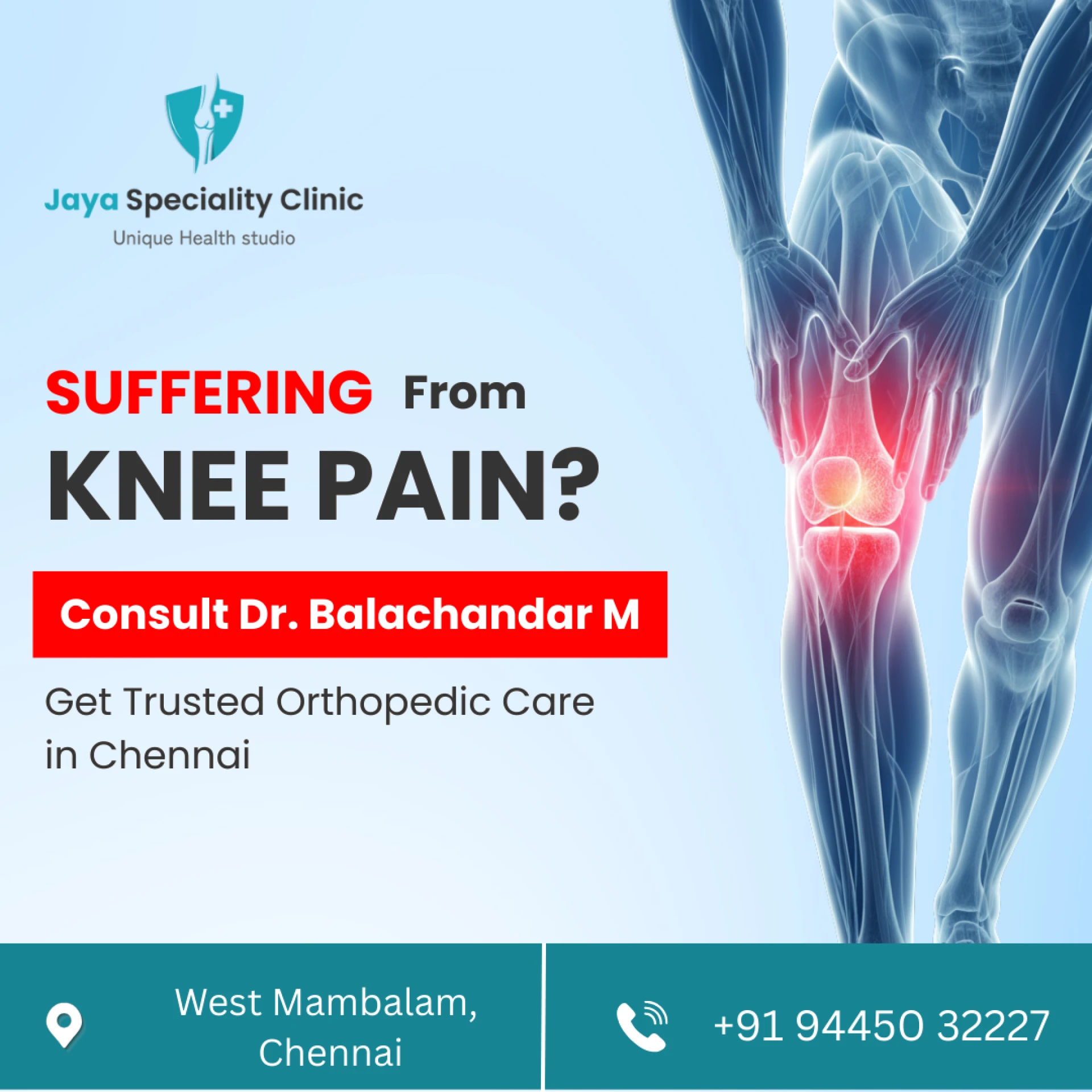 Best Orthopedic Clinic in Chennai | Orthopod Clinic Near-Me West Mambalam