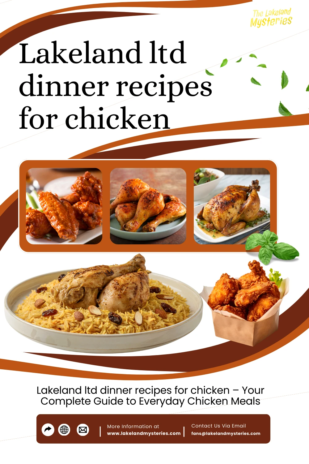 Lakeland ltd dinner recipes for chicken !