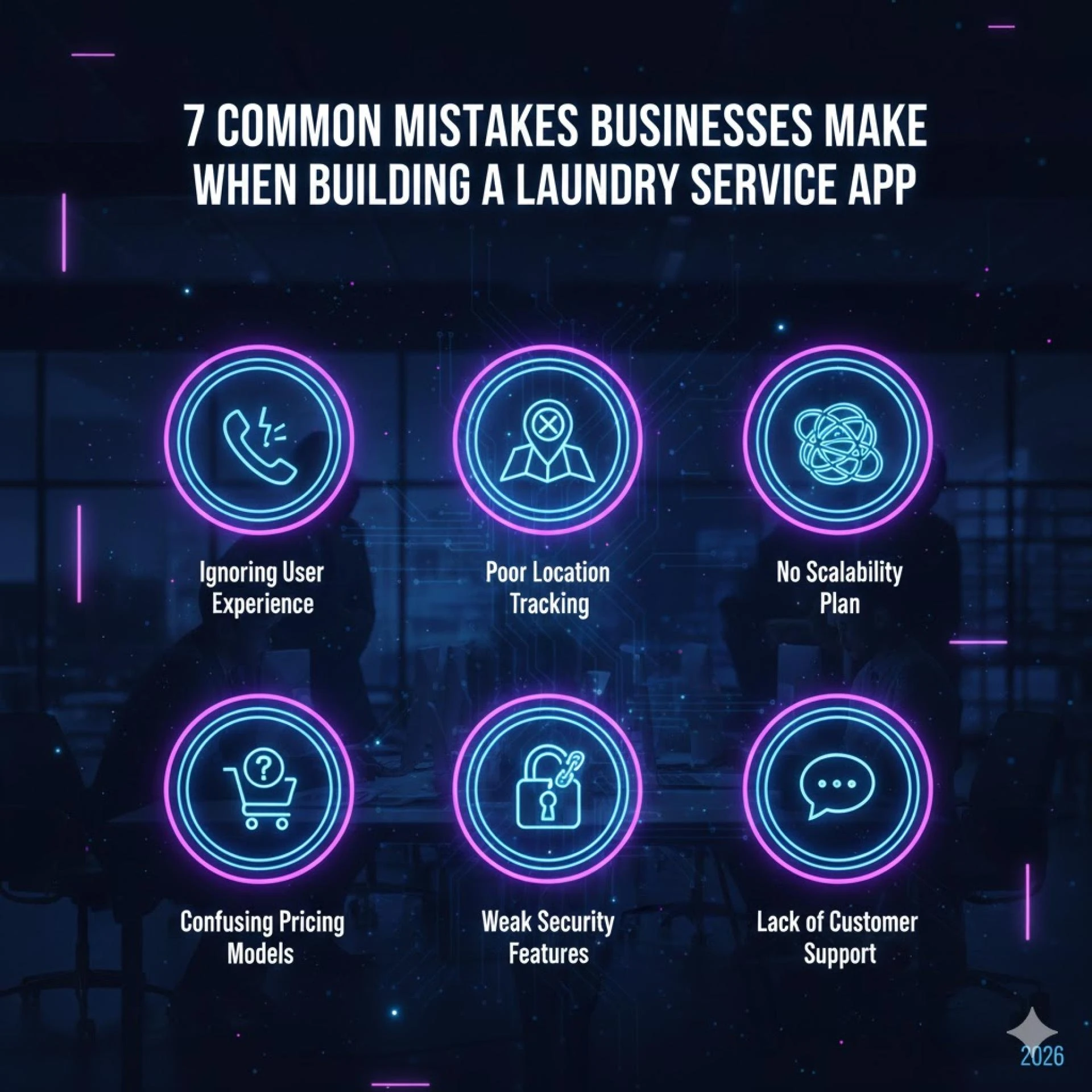 7 Common Mistakes Businesses Make When Building a Laundry Service App