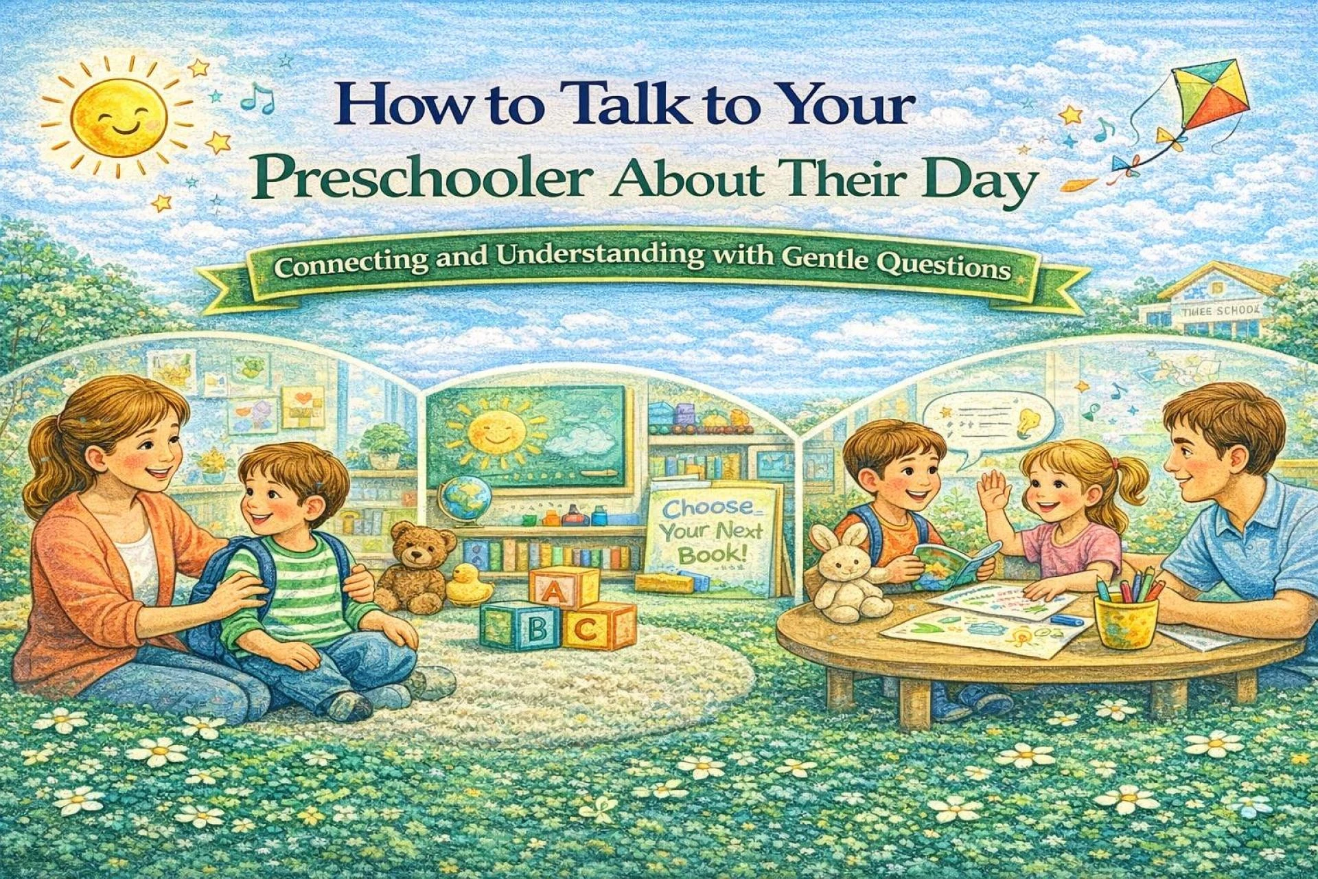 How to Talk to Your Preschooler About Their Day