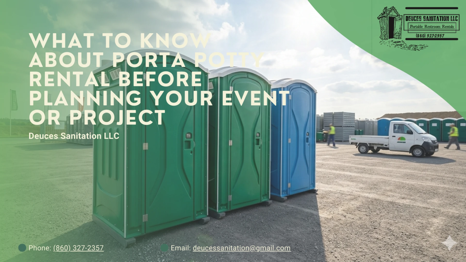 What to Know About Porta Potty Rental Before Planning Your Event or Project