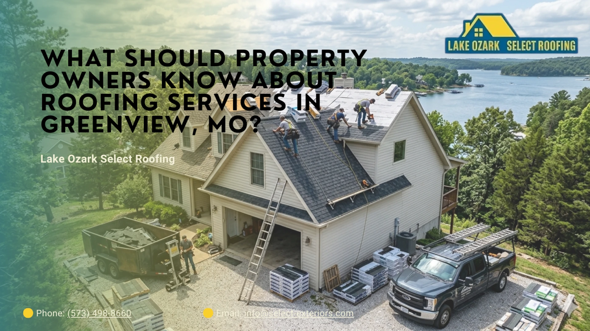 What Should Property Owners Know About Roofing Services in Greenview, MO?