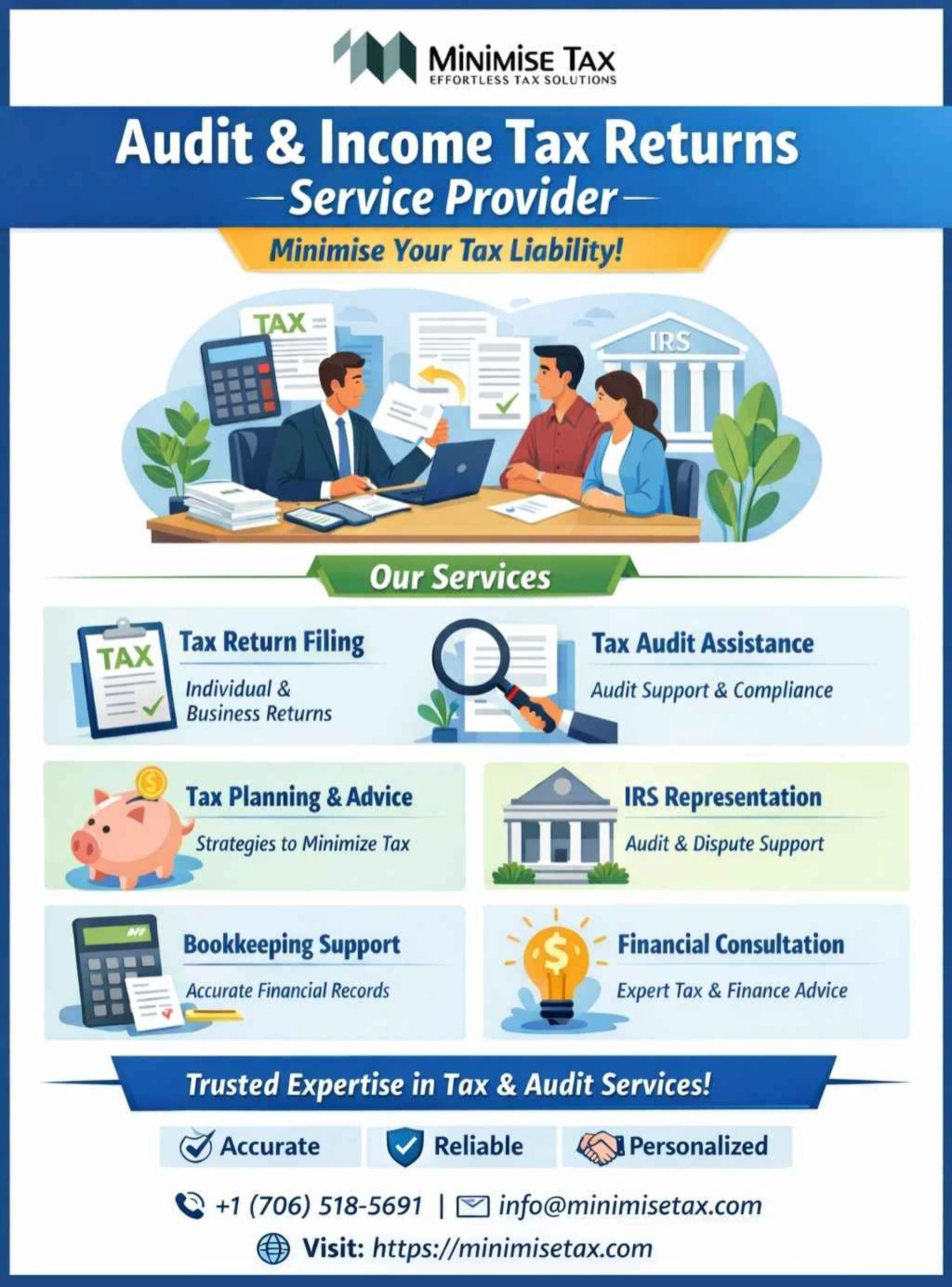 Audit and Income Tax Return Services That Reduce Risk and Maximize Savings in the USA