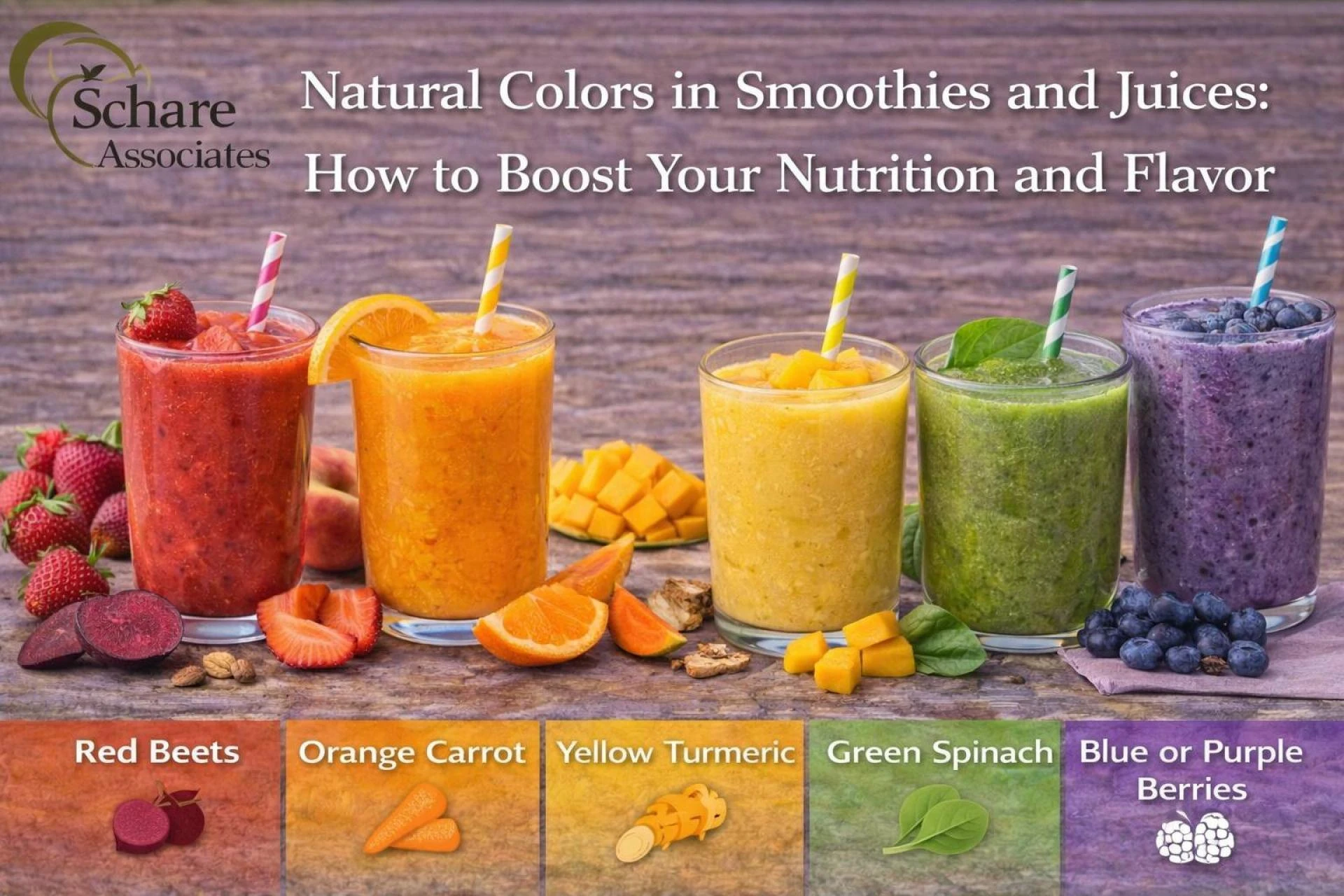 Natural Colors in Smoothies and Juices: How to Boost Your Nutrition and Flavor