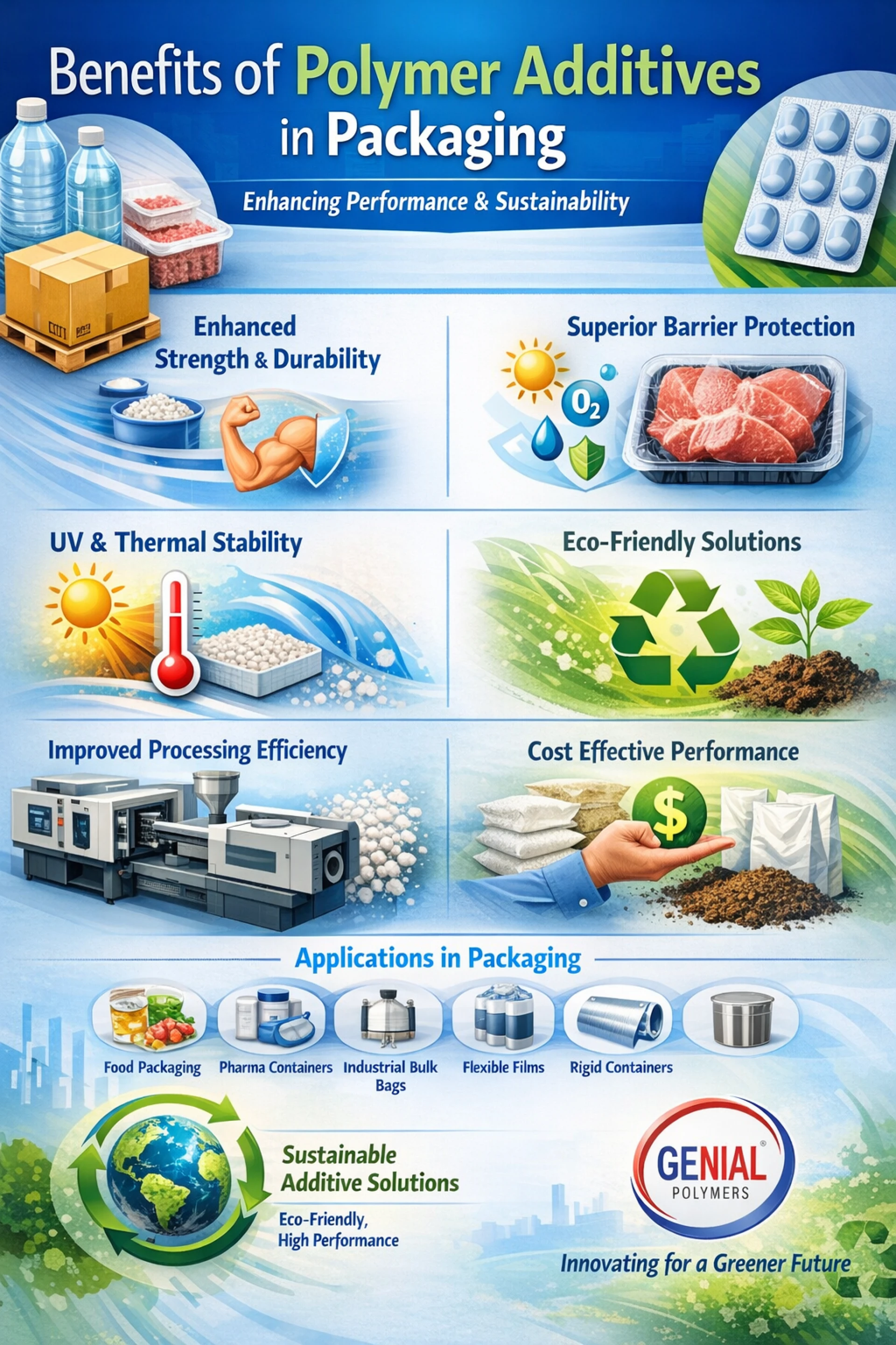 The Role of Eco-Friendly Polymer Additives in Sustainable Packaging