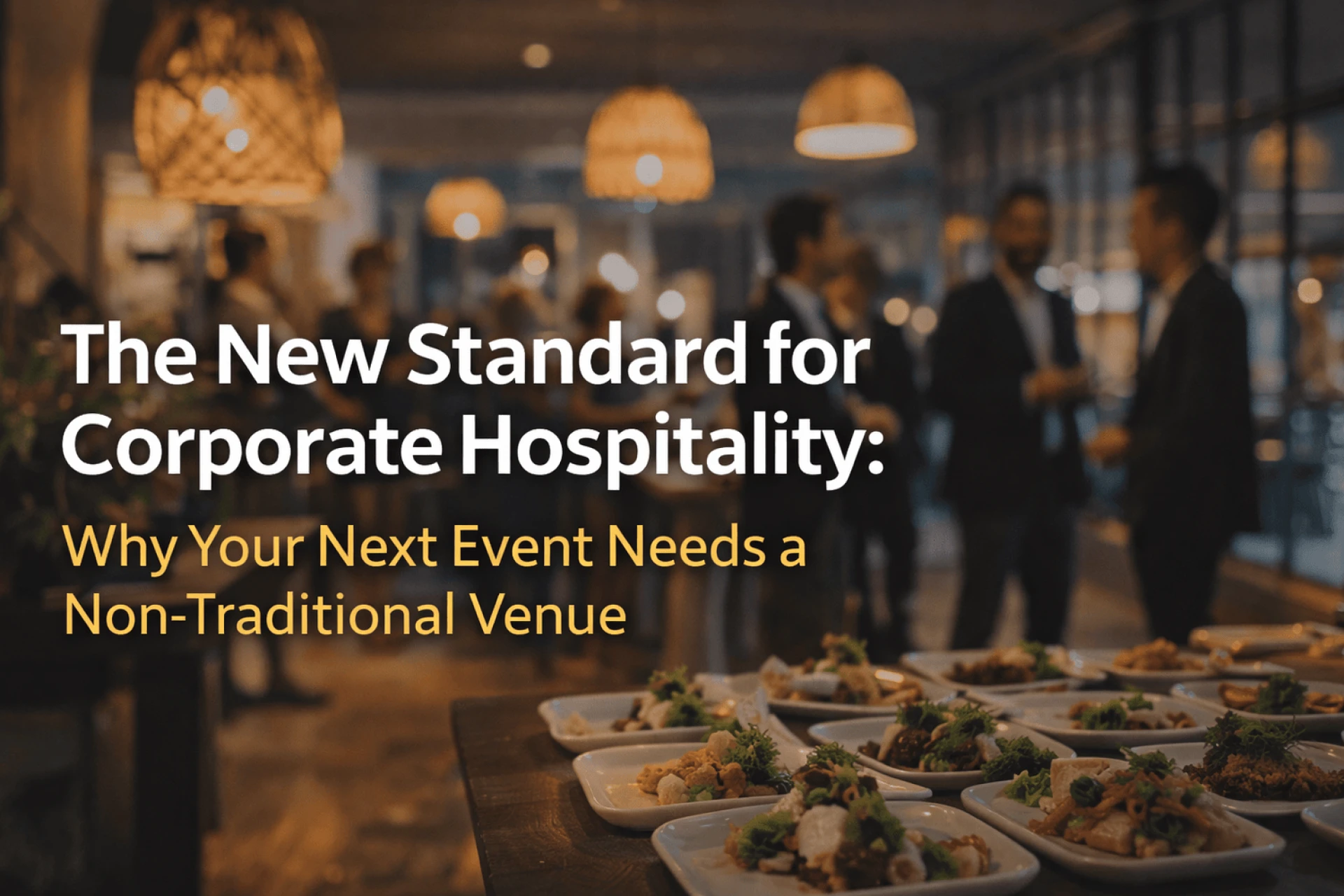 The New Standard for Corporate Hospitality: Why Your Next Event Needs a Non-Traditional Venue