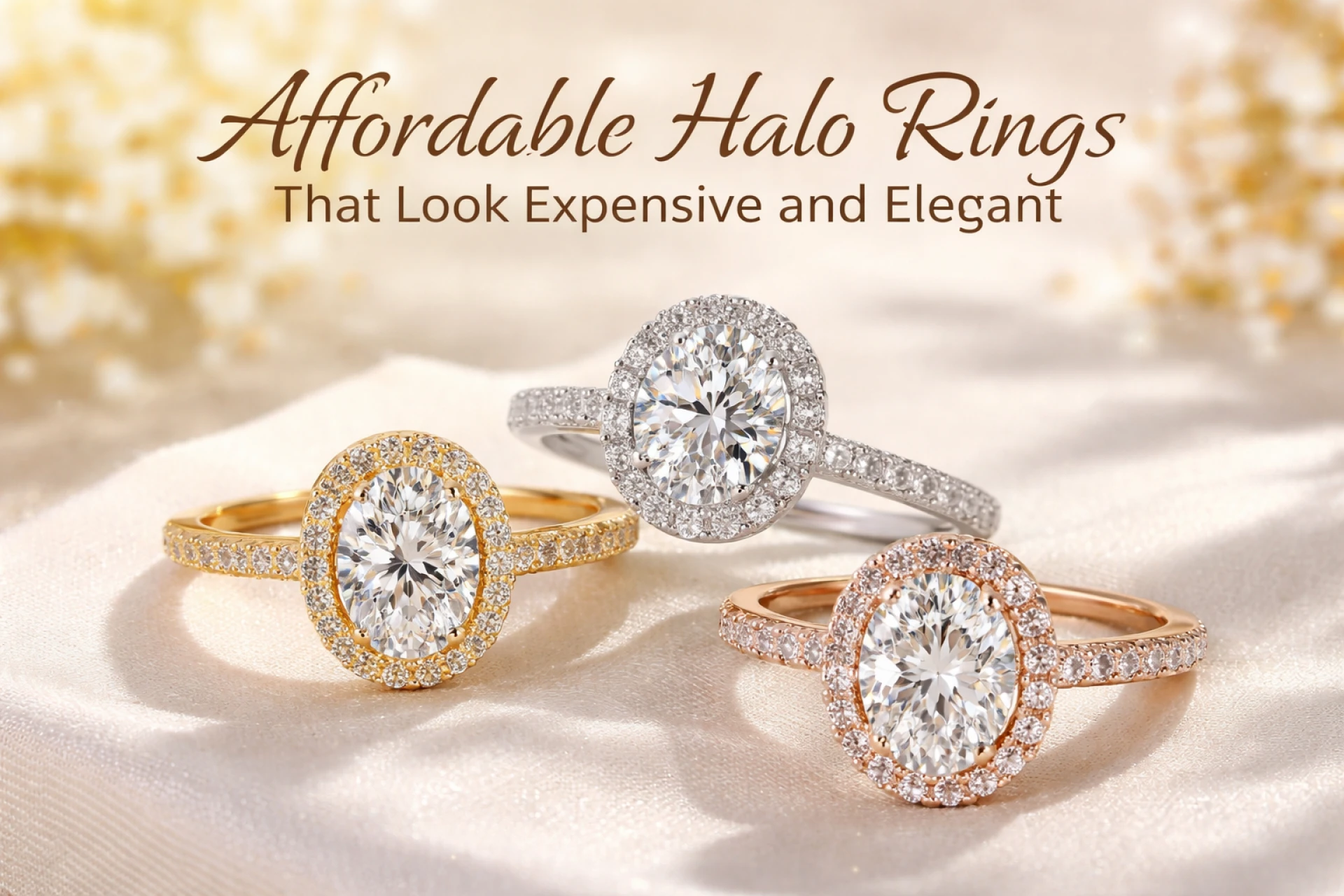 Affordable Halo Rings That Look Expensive and Elegant
