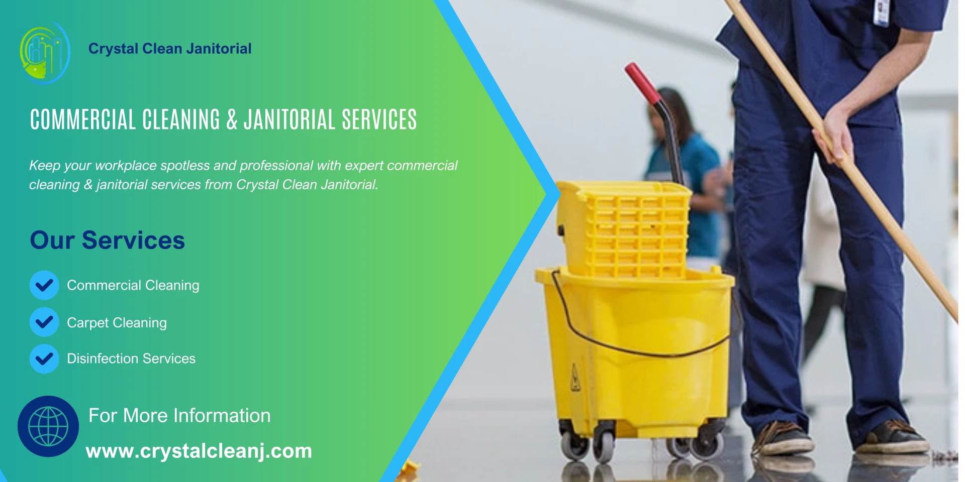 Commercial Cleaning & Janitorial Services | Crystal Clean Janitorial