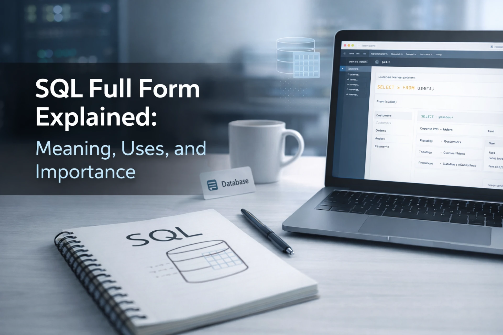 SQL Full Form Explained: Meaning, Uses, and Importance