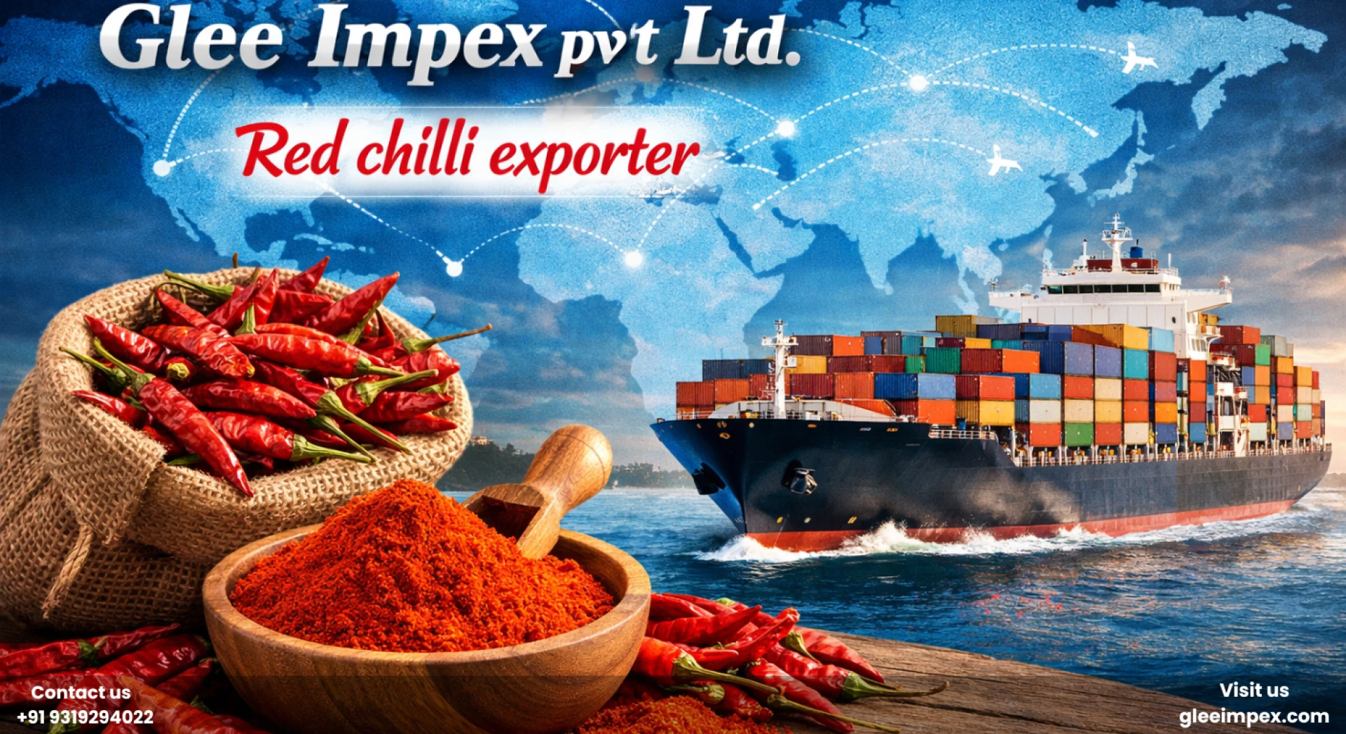 Red Chilli Exporter Delivering Premium Quality Spices Worldwide – Glee Impex Pvt Ltd