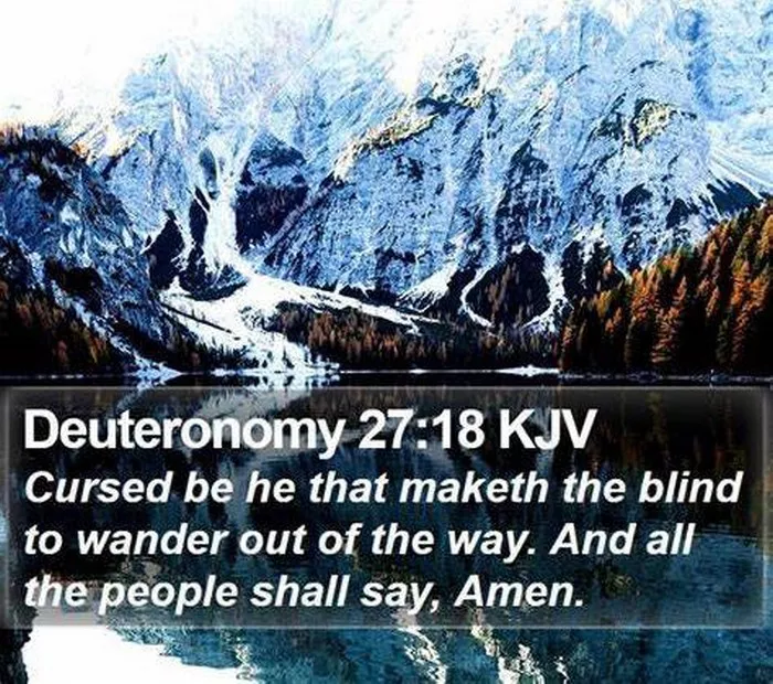 Deuteronomy 27:18 Meaning, Context & Commentary