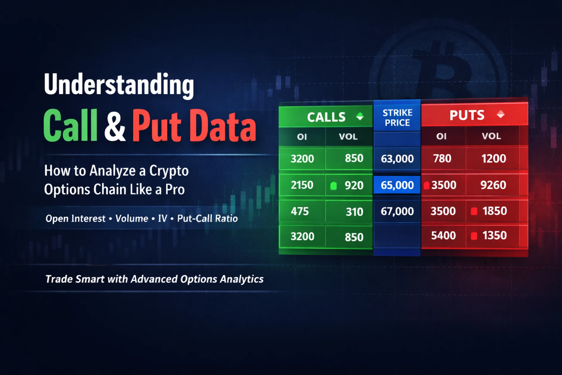 Understanding Call and Put Data in a Crypto Options Chain
