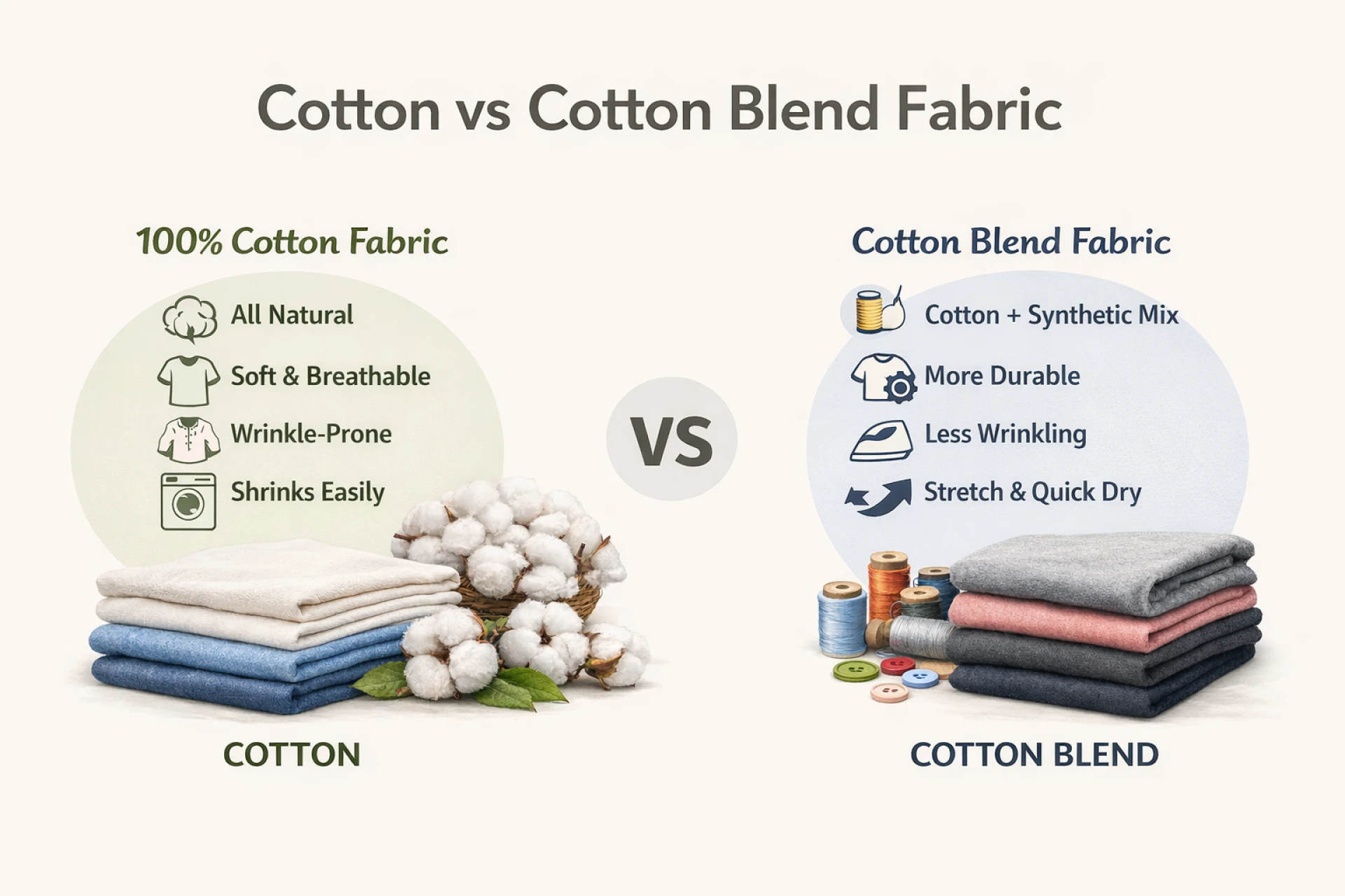 What Is Cotton Blend Fabric?