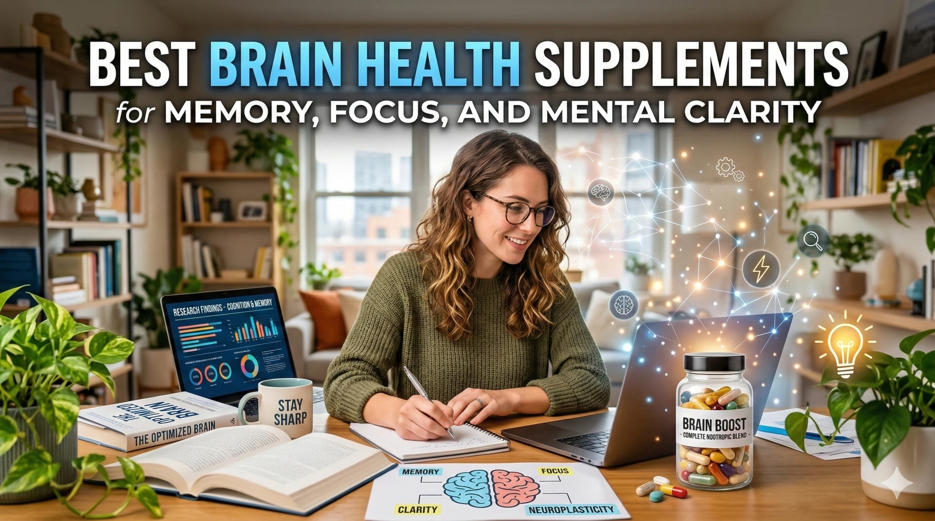 Best Brain Health Supplements for Memory, Focus, and Mental Clarity