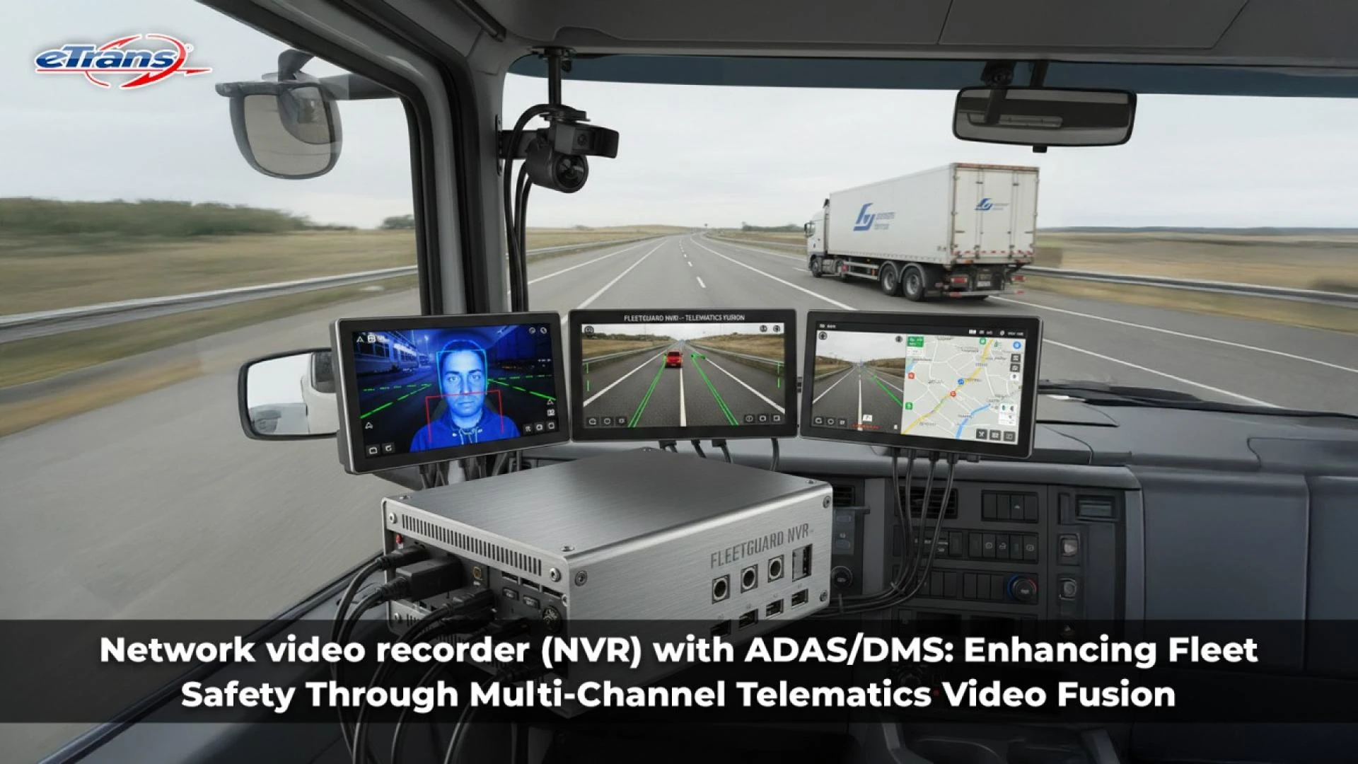 Network video recorder (NVR) with ADAS/DMS: Enhancing Fleet Safety Through Multi-Channel Telematics Video Fusion
