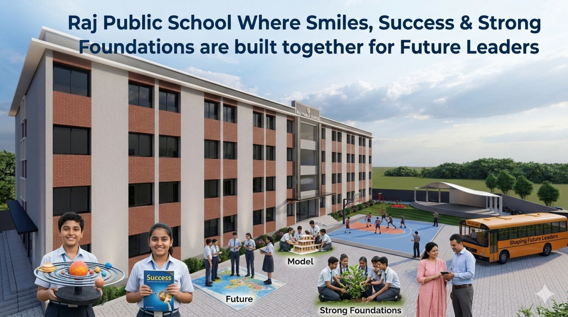 Raj Public School Where Smiles, Success & Strong Foundations are built together for Future Leaders