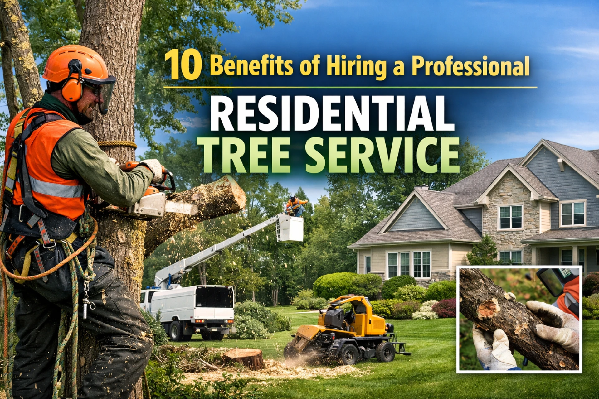 10 Benefits of Hiring a Professional Residential Tree Service