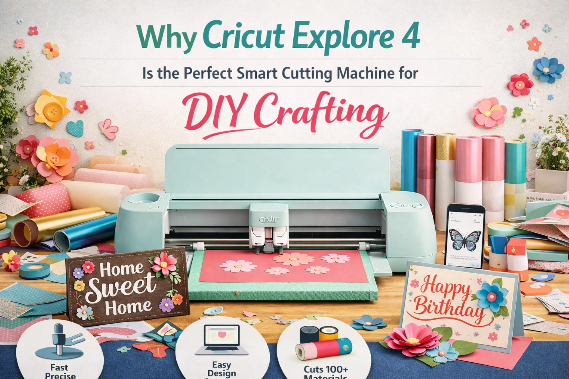 Why Cricut Explore 4 Is the Perfect Smart Cutting Machine for DIY Crafting