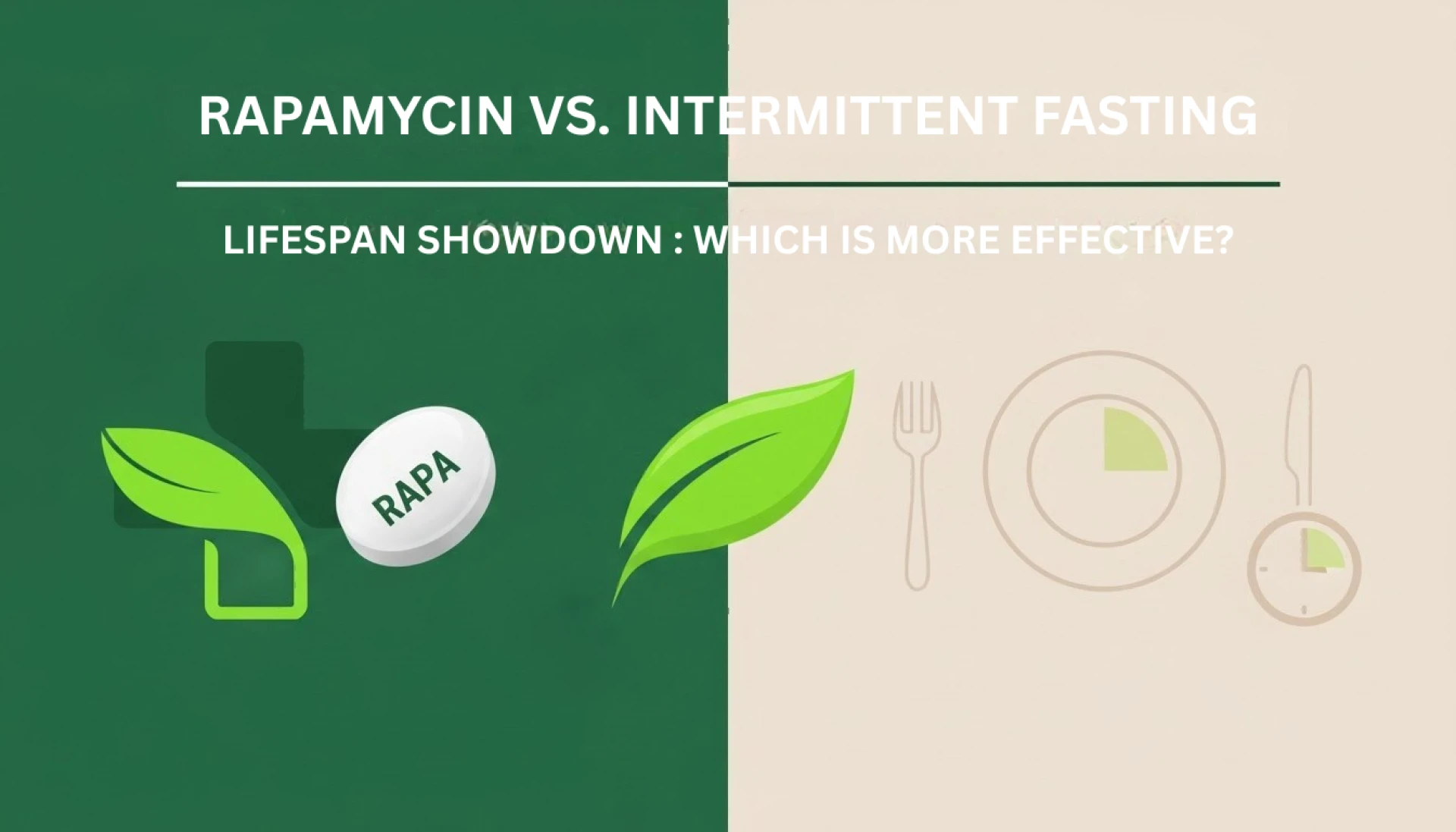 Is Rapamycin More Effective Than Intermittent Fasting for Lifespan?