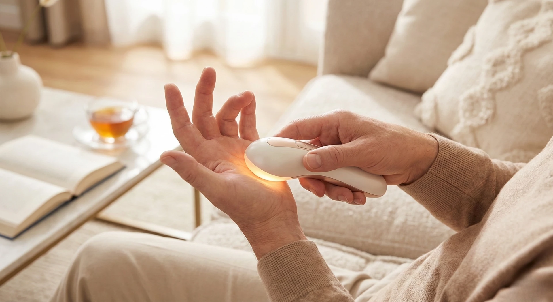 Melt Away Hand Stiffness Directly from Your Couch