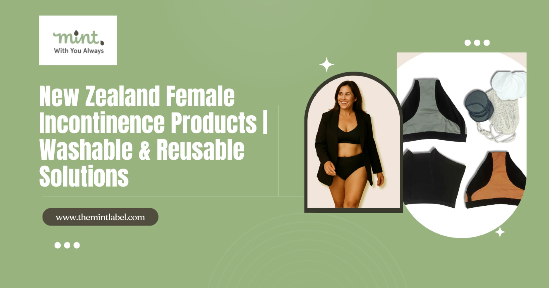 Female Incontinence Products New Zealand – Comfortable Bladder Control Underwear