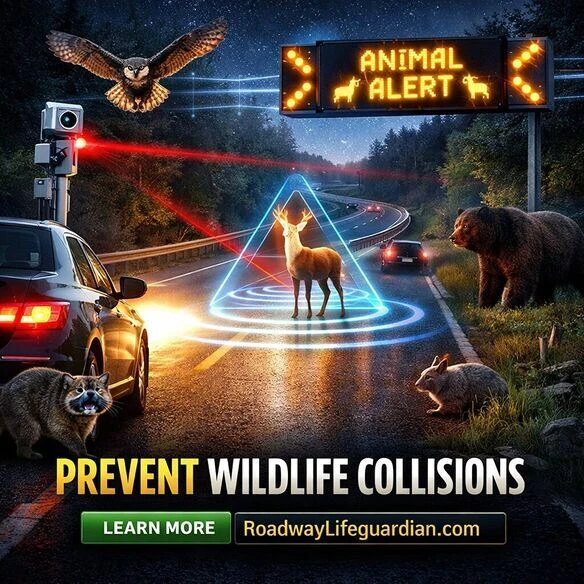The Roadway Lifeguardian: Revolutionizing Wildlife Crash Prevention Innovation