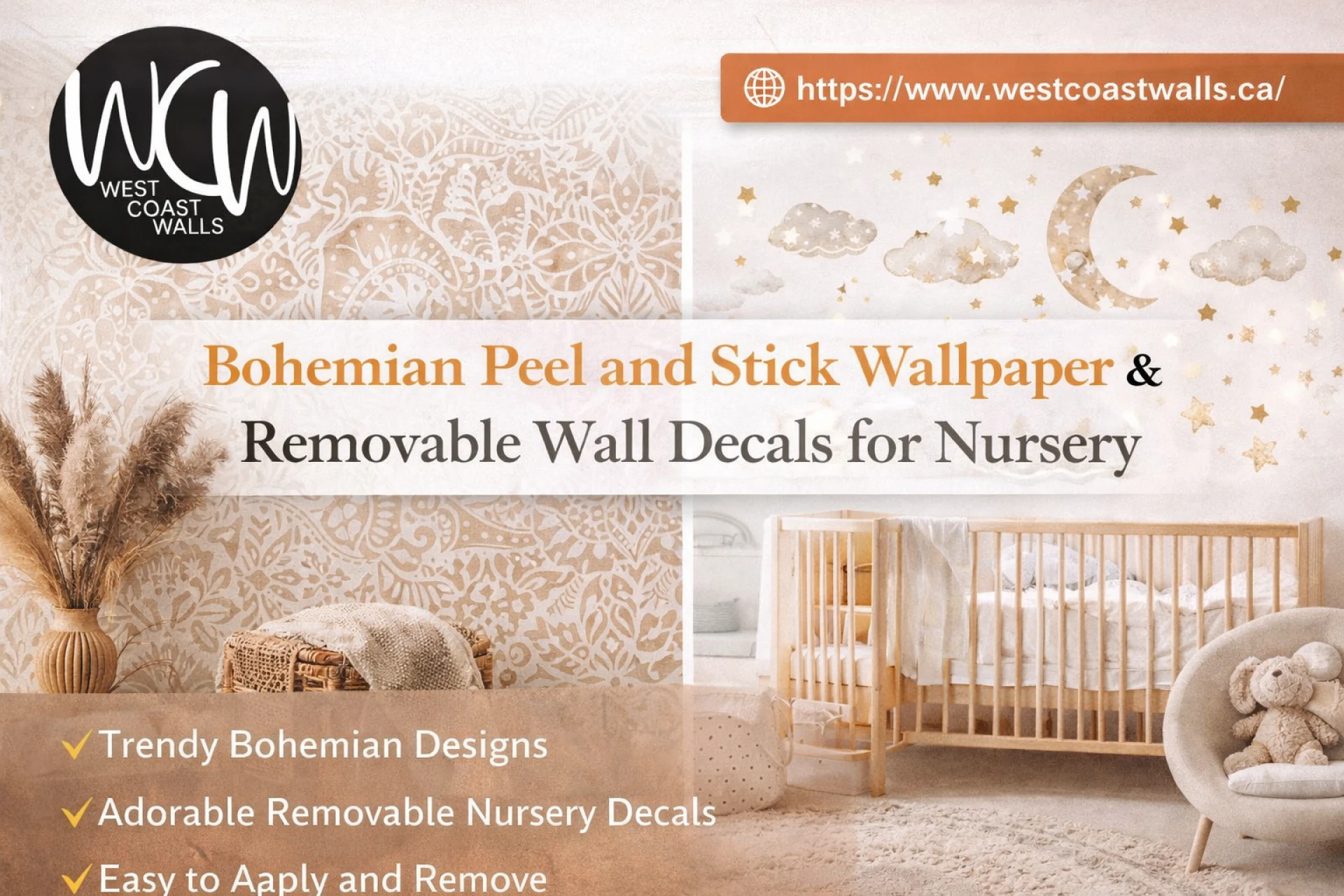 Quick Kids Room Updates with Removable Wall Decals For Kids