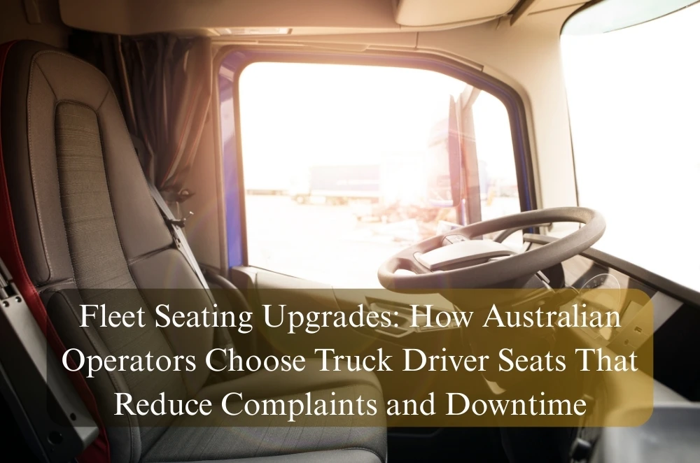 Fleet Seating Upgrades: How Australian Operators Choose Truck Driver Seats That Reduce Complaints and Downtime