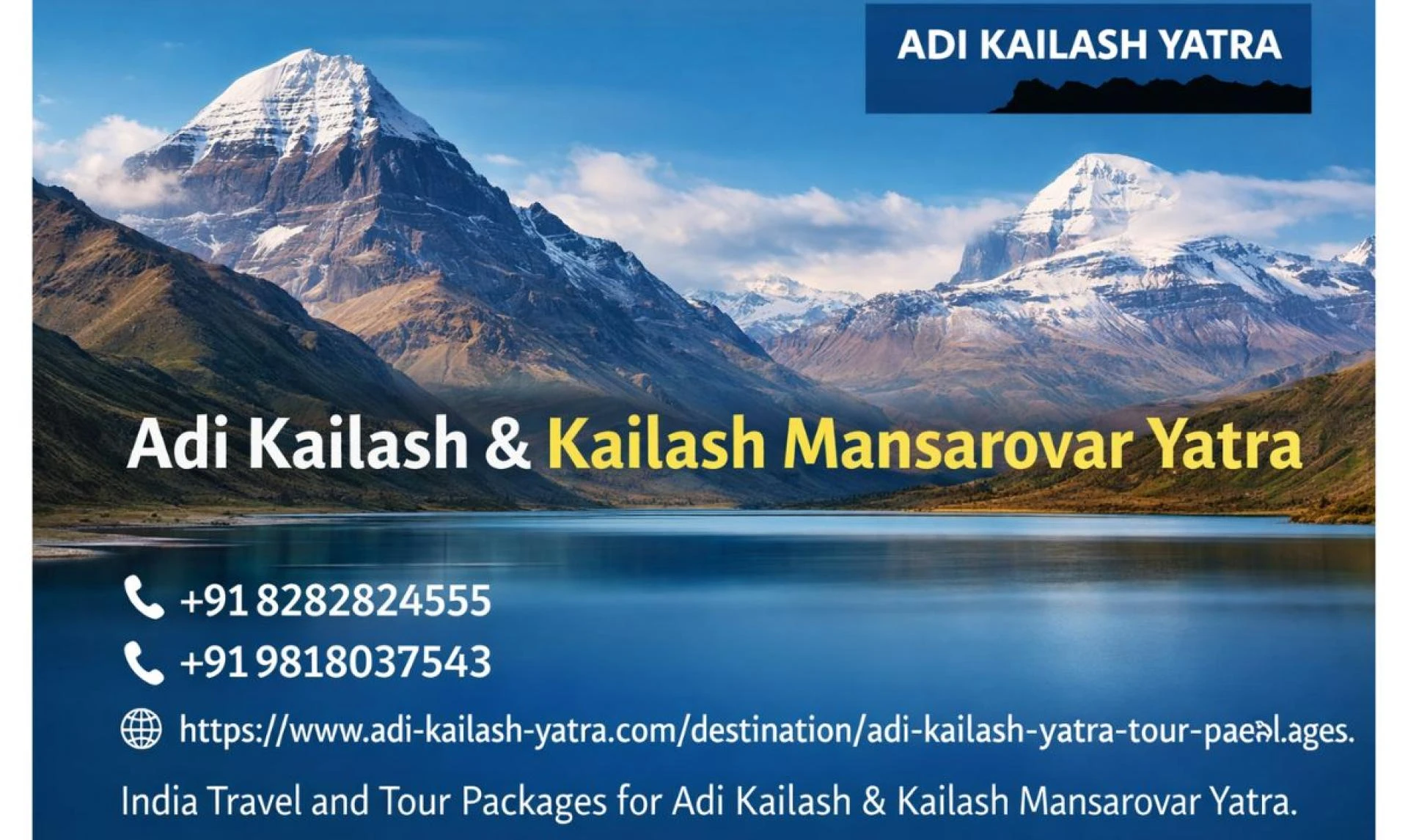 India Travel and Tour Packages for Adi Kailash & Kailash Mansarovar Yatra