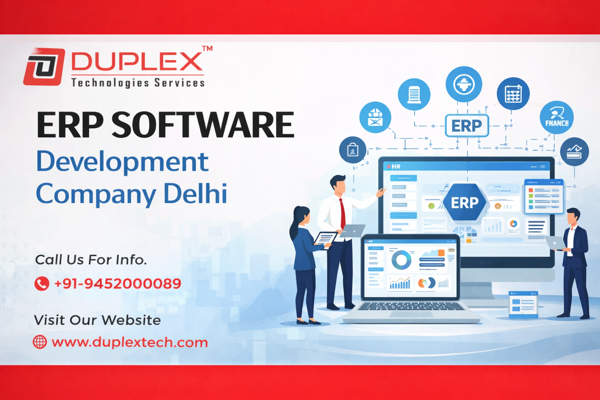 ERP Software Development Company Delhi – Custom Solutions