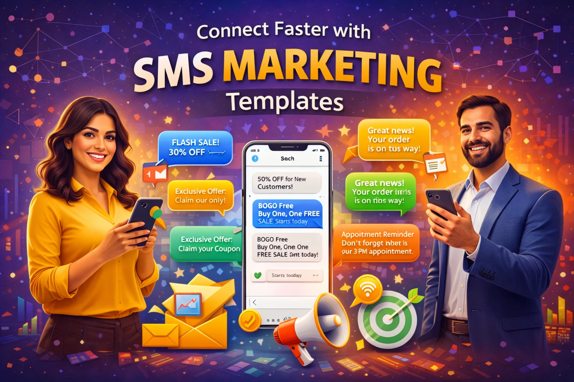 Connect Faster with SMS Marketing Templates