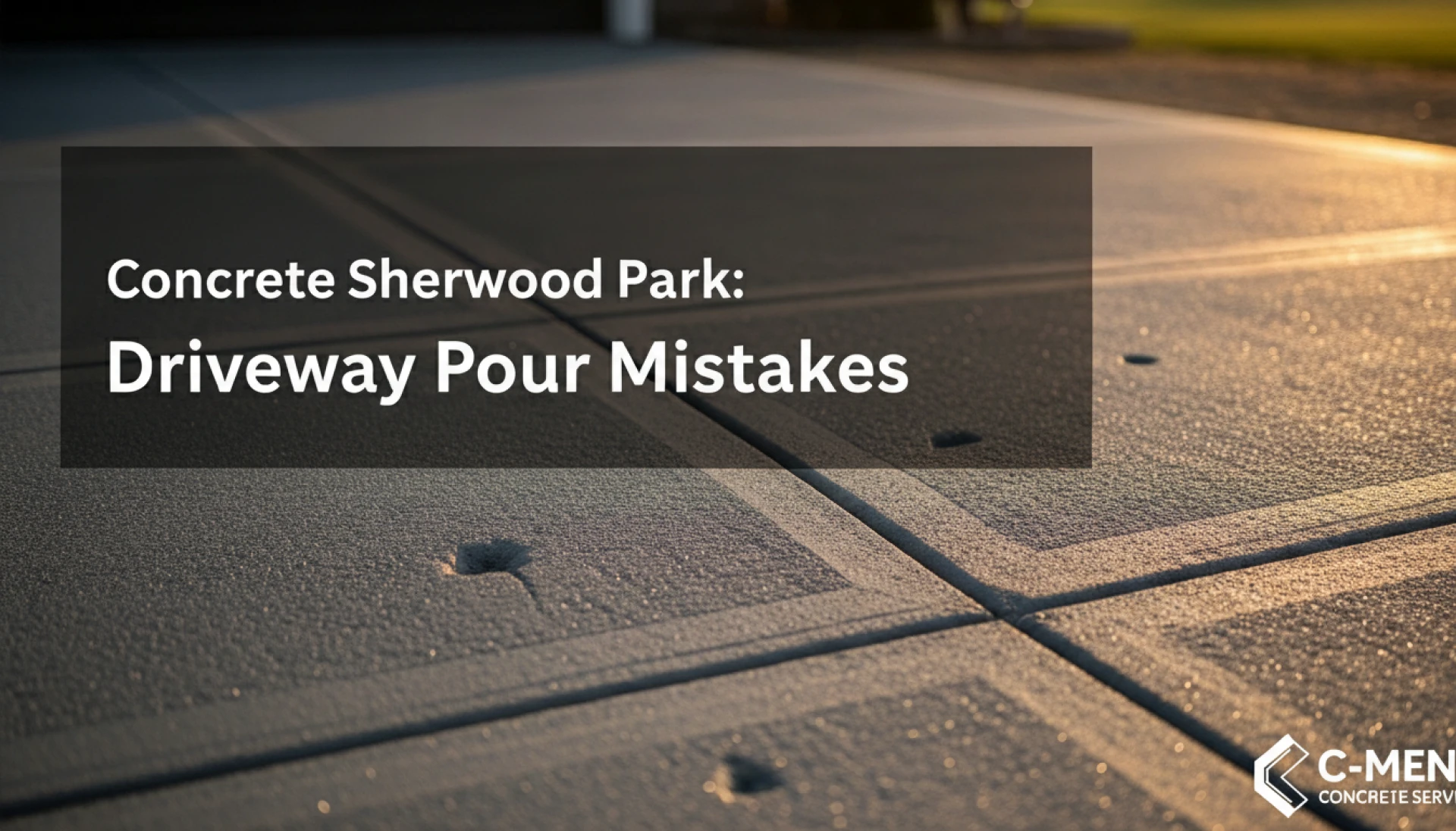 Concrete Sherwood Park: Driveway Pour Mistakes