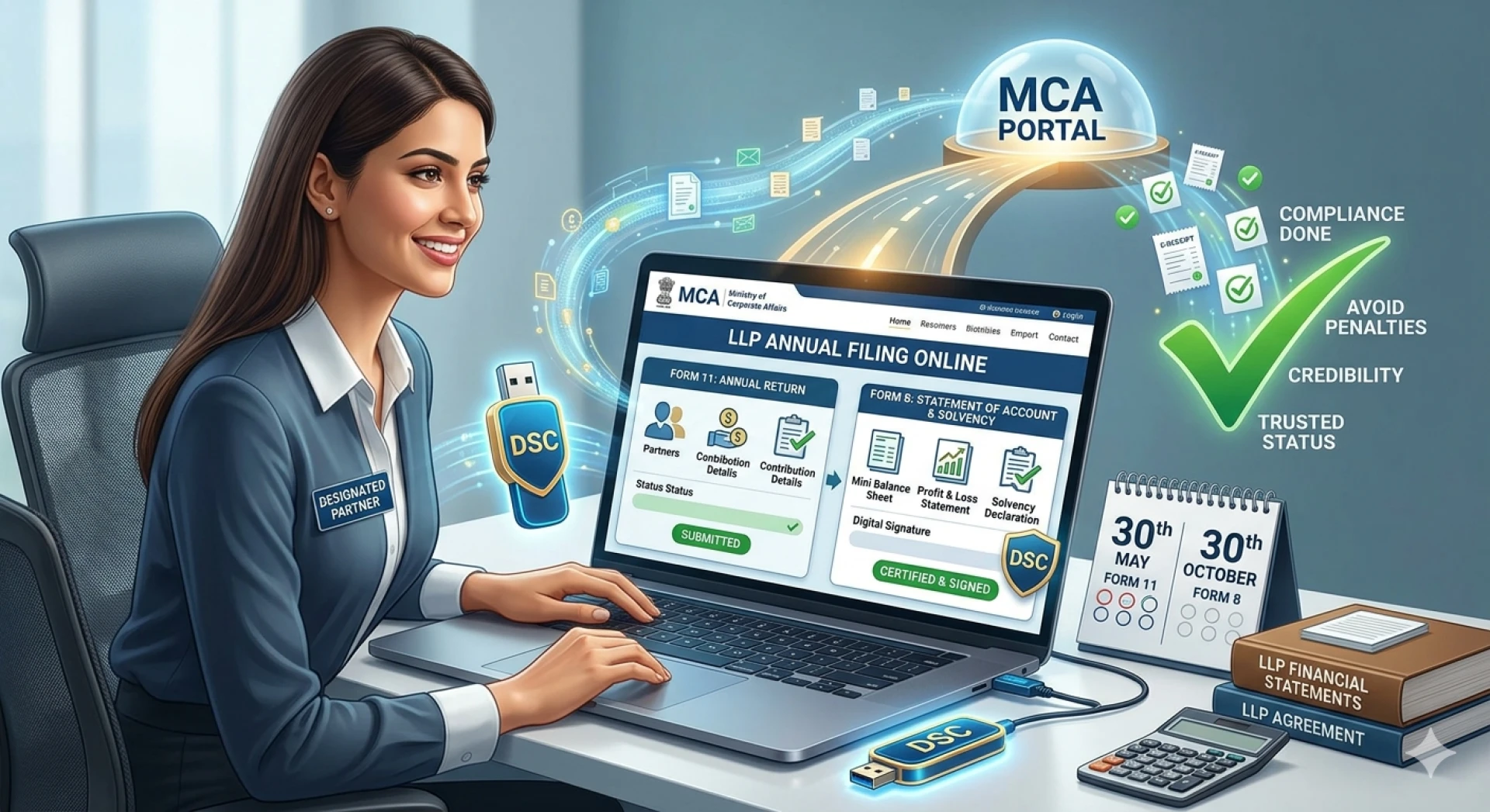 LLP Annual Filing Online in India: A Complete Compliance Guide for LLP Partners to Avoid Penalties and Maintain Legal Status