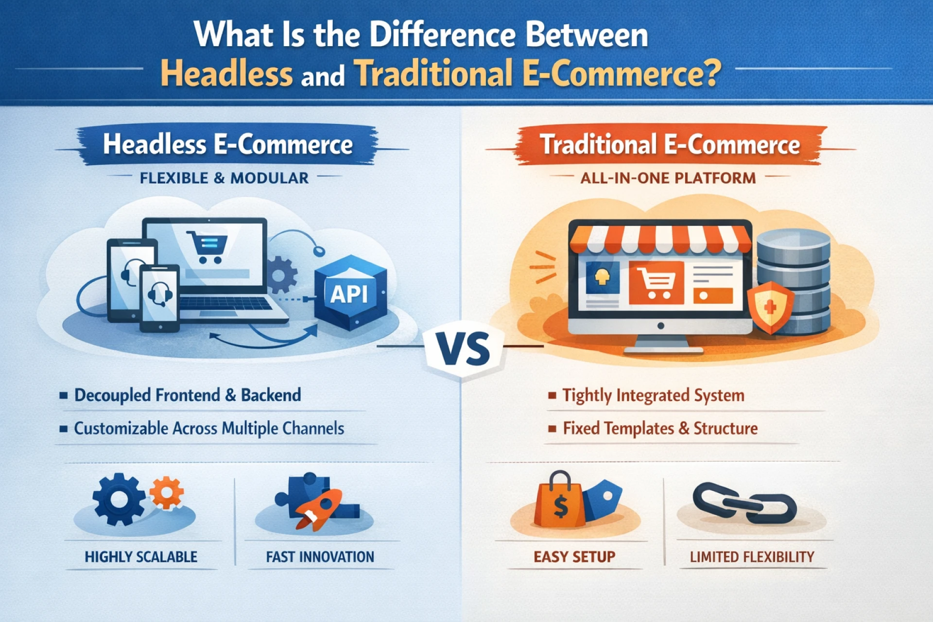 What Is the Difference Between Headless and Traditional E-commerce?
