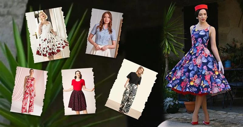 The Retro Floral Outfit That Feels Perfect for a Dinner Party