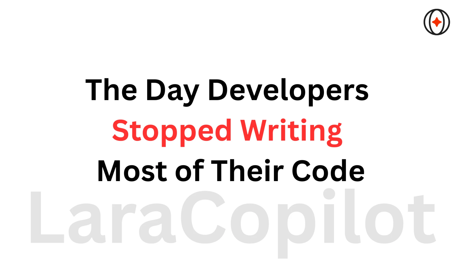 The Day Developers Stopped Writing Most of Their Code