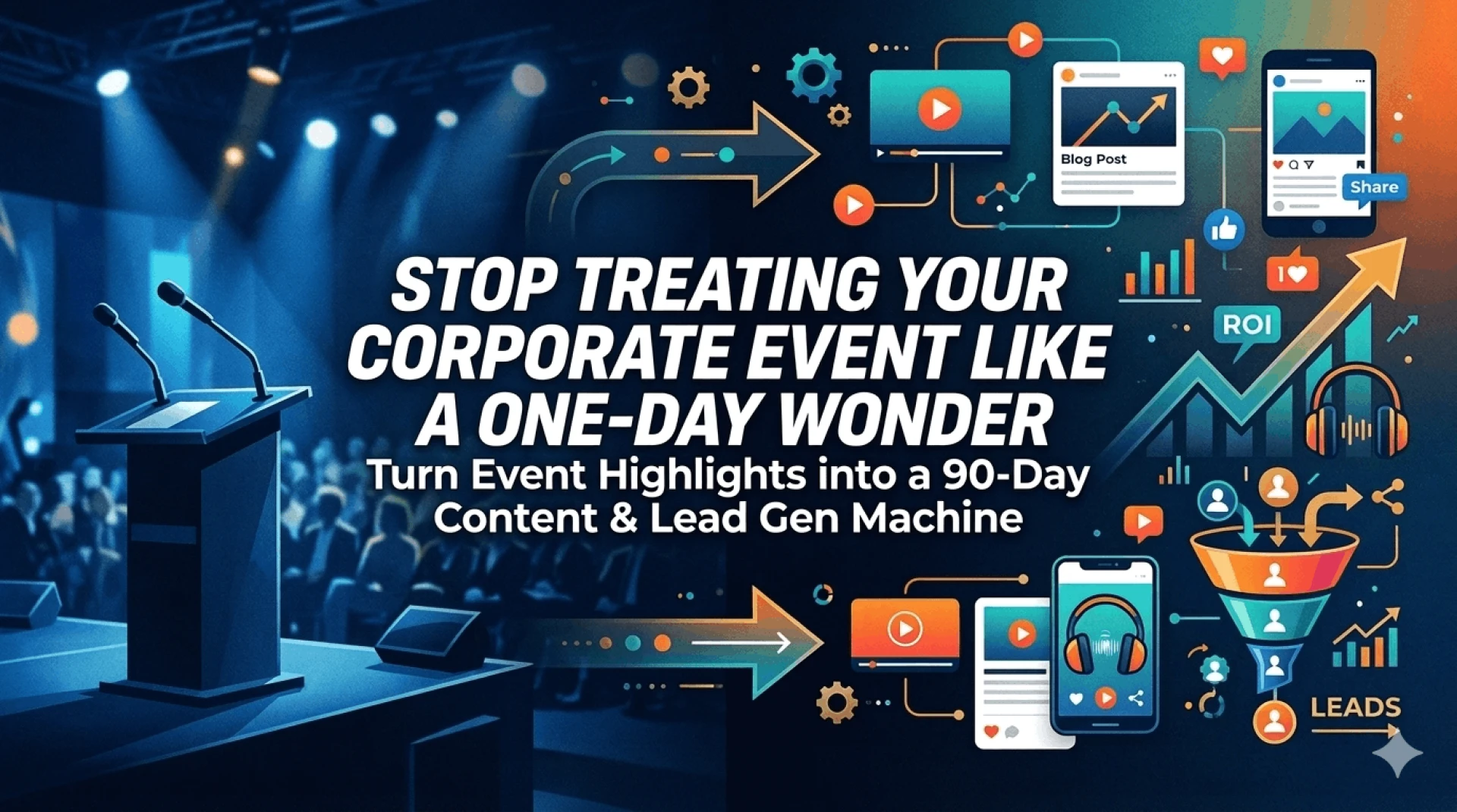 Maximize ROI: How To Repurpose Corporate Event Content For Leads