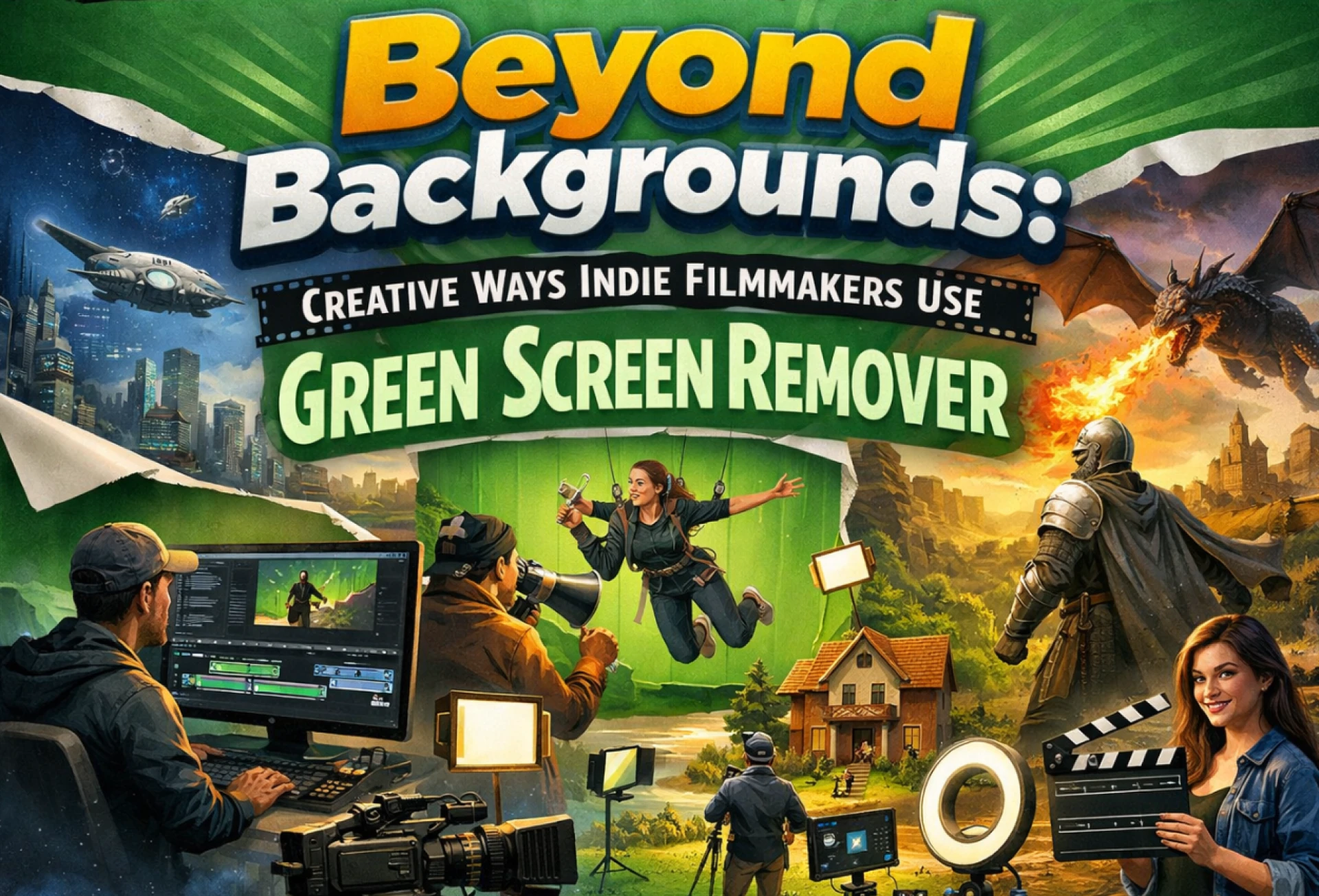 Beyond Backgrounds: Creative Ways Indie Filmmakers Use Green Screen Remover
