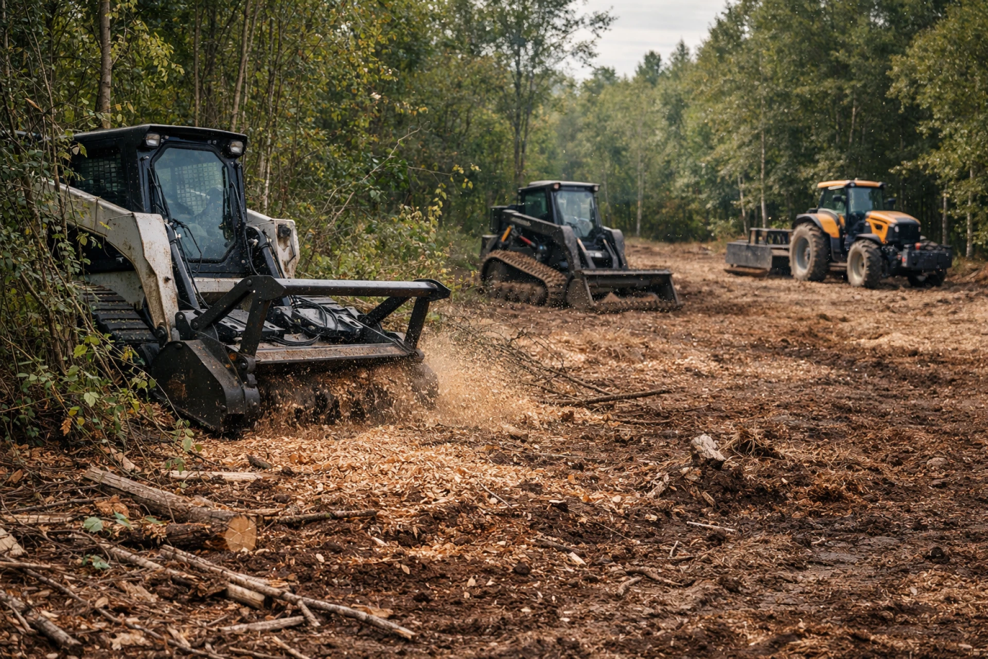 What Types of Equipment Help With Heavy Brush and Tree Removal?
