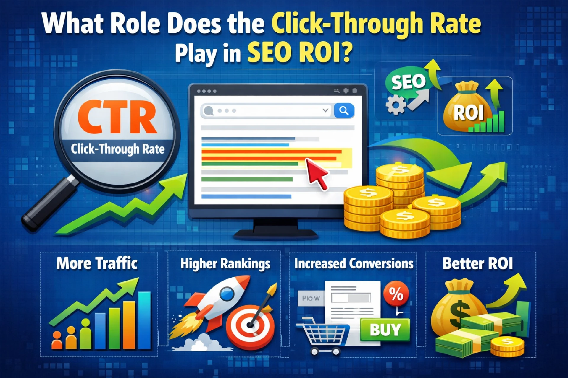 What Role Does the Click-Through Rate Play in SEO ROI?