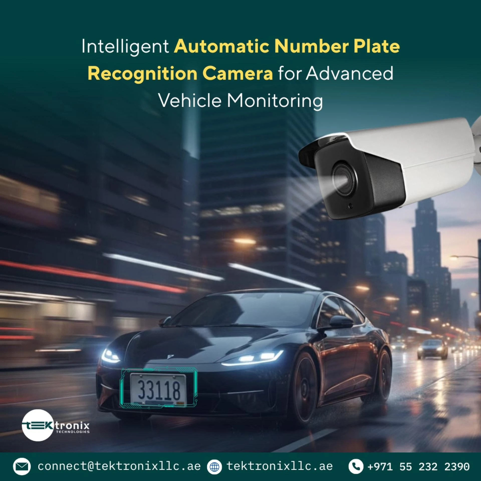 Smart Vehicle Surveillance in the UAE with ANPR/LPR Technology